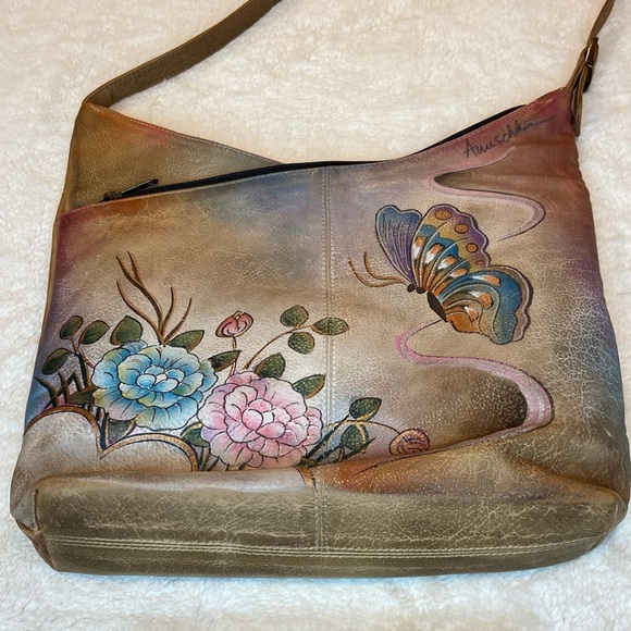 Anuschka Genuine Leather Bag With Wallet. - Picture 5 of 16